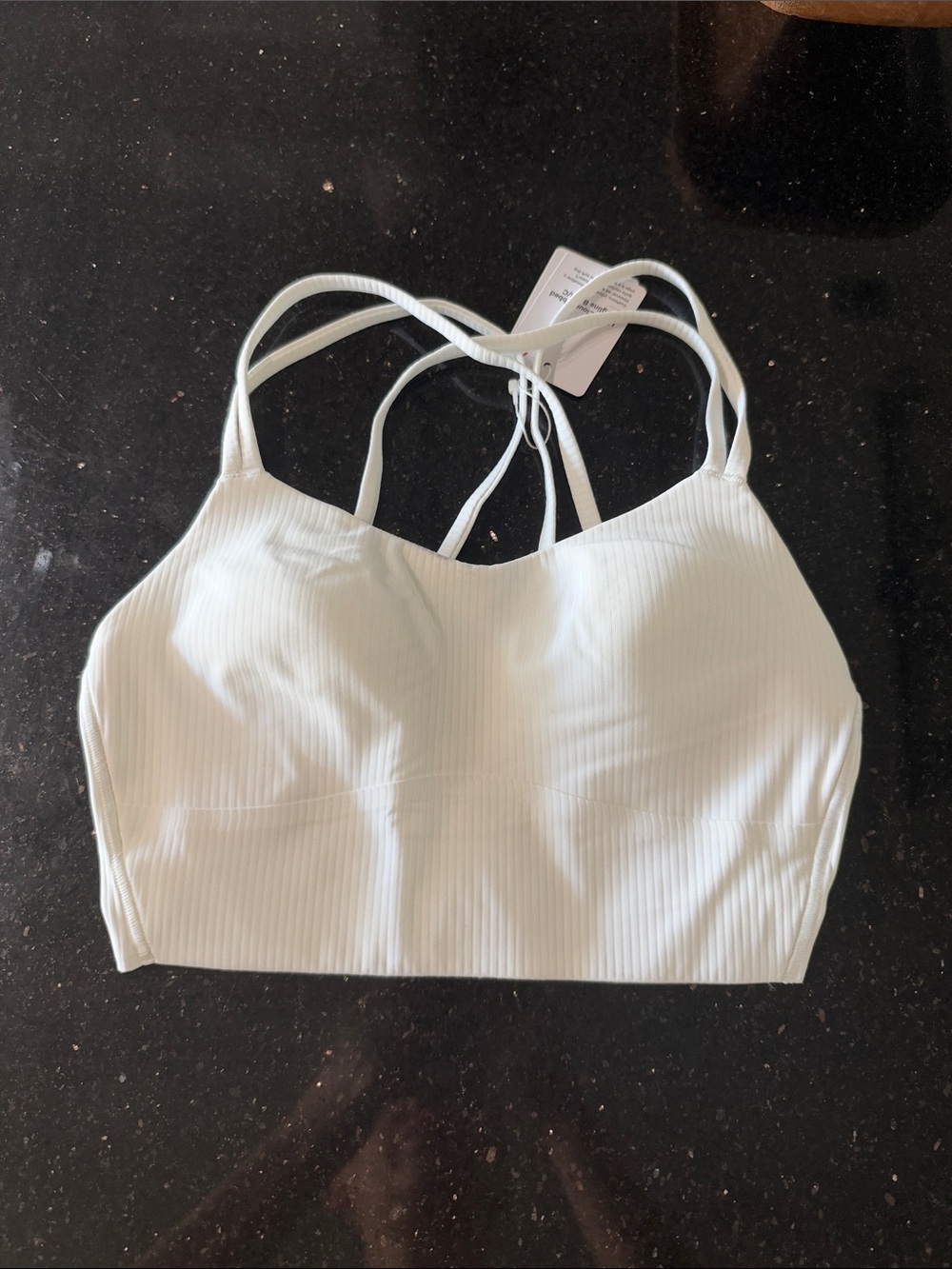 Lululemon Ribbed Longline Bralette - White